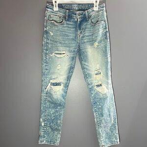 American Eagle Blue Skinny Jeans